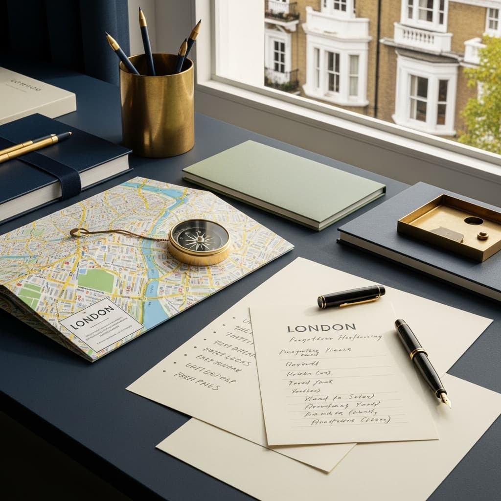 Editorial London property buyer intelligence visual